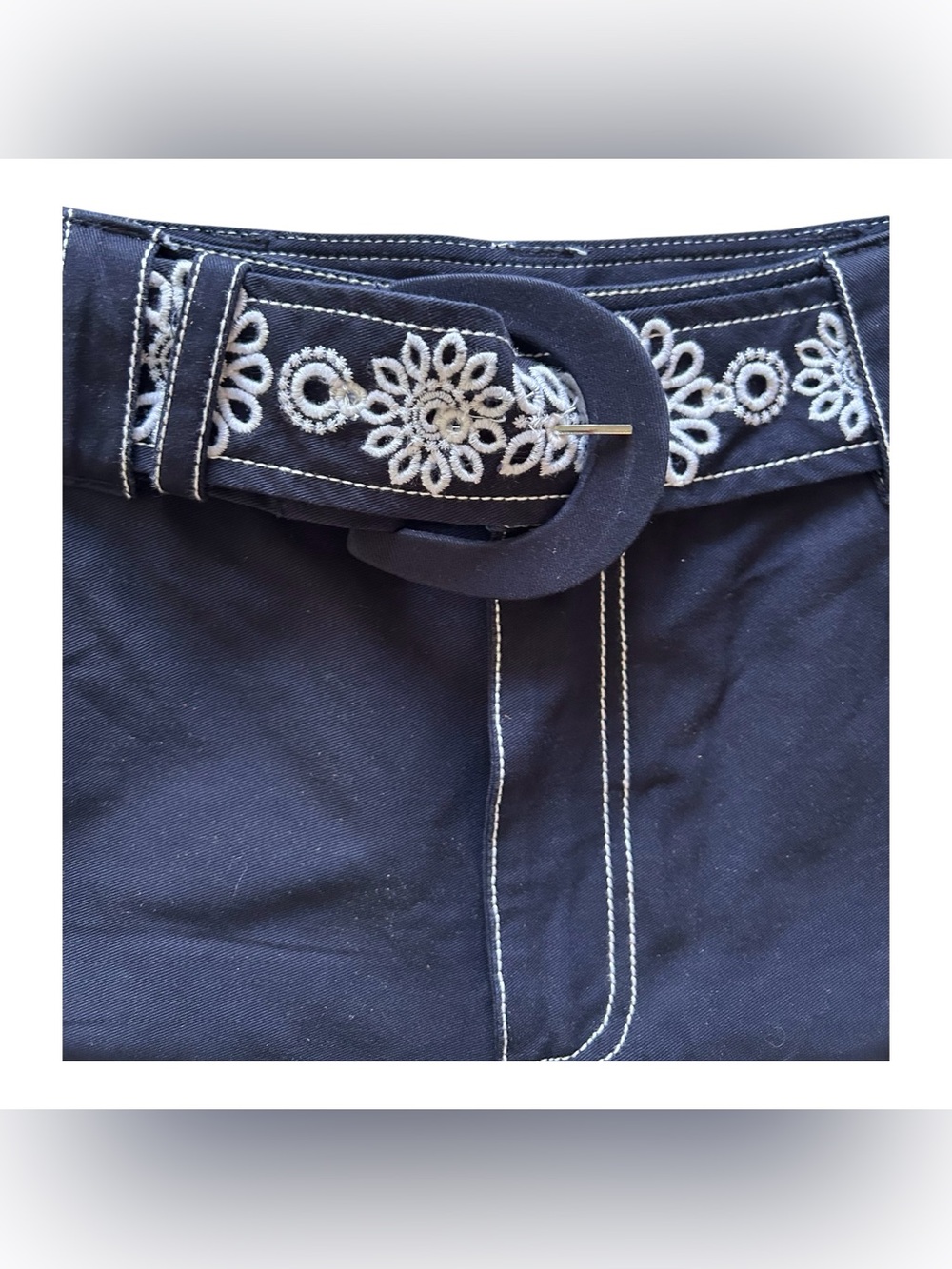 CINQ A SEPT Navy/White Mazie Eyelet Aldi Shorts Sz 4 Sm NWT $345 Boho Chic - Picture 5 of 13